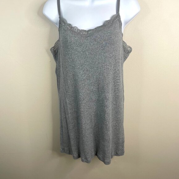 Faded Glory Y2K Womens Spaghetti Strap Lace Layering Top XLarge Grunge Casual - Picture 1 of 8
